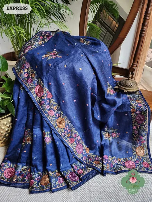 Premium Pure Munga Tussar Silk Saree – Classic & Luxurious